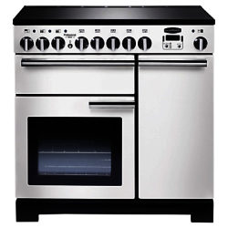 Rangemaster Professional Deluxe 90 Induction Hob Range Cooker White